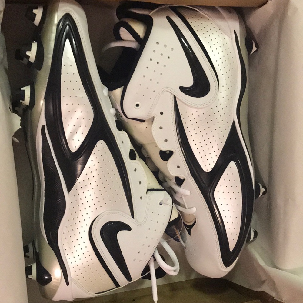 New box Nike air zoom blade II D Football cleats white black mens 310936 101 13